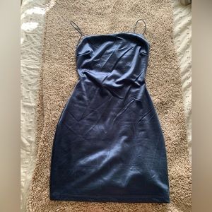 Dark blue mini dress